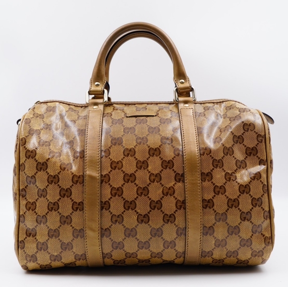 AX09❤️ Gucci GG Plus Monogram Joy Boston bag - Picture 1 of 14